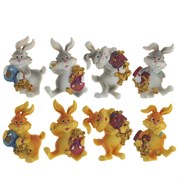 Магнит "Заяц", L5 W1 H7 см, 8в.