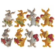 Магнит "Заяц", L4,5 W1 H6,5 см, 8в.