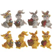 Магнит "Заяц", L5 W1 H7 см, 8в.