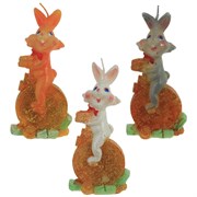 Свеча "Заяц", L6 W4 H13 см