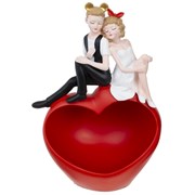 Фигурка декоративная "Влюбленная пара", L21,5 W14,5 H30 см