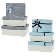 Коробка подарочная, набор из 3-х шт, L16 W23 H9 см, 2в.