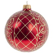 Украшение новогоднее Шар "Венецианская сетка ", L10 W10 H11см