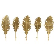 Вешалка на пять крючков "Листья", L40 W5 H20 см