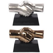 Фигурка декоративная "Рукопожатие", L18 W7 H14 см, 2в.