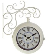 Часы настенные декоративные двусторонние, L40 W10 H43 см, (2xАА не прилаг.)