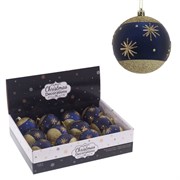 Украшение новогоднее "Шар", набор из 12-ти шт, D 8 см, L35 W26 H8,5 см