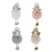 Изделие декоративное подвесное "Девочка", L8 W7 H17 см, 4в.