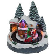 Фигурка декоративная "Рождество" (подсветка, движение, 3xAA, не прилаг.), L19 W18 H20,5 см