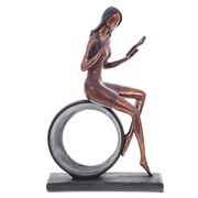 Фигурка декоративная "Девушка", L18,5 W6,5 H29 см