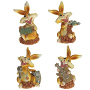 Копилка "Заяц", L13 W8,5 H16 см, 4в.