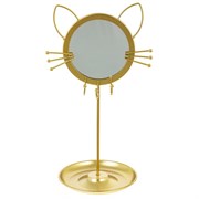 Зеркало настольное, L18 W14 H32 см