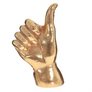 Фигурка декоративная "Рука", L13 W6 H20 см