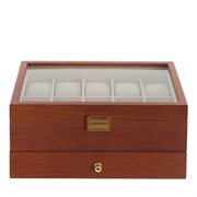 Шкатулка для часов и украшений, L28 W20 H12 см