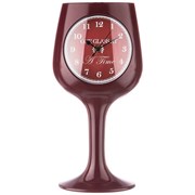 Часы настенные кварцевые "Chef kitchen" 35*17*5,5 см диаметр циферблата=12,5 см цвет:красный