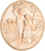 Панно настенное "Влюбленная пара" 33*38*5,5 см