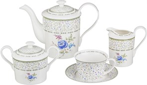 Чайный сервиз lefard "Полевой цветок" 15 пр. 6 пер. 1250/400/350/250 мл