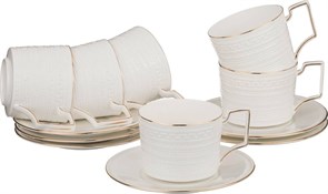 Чайный набор на 6 персон 12 пр. 250 мл D=15,5 см