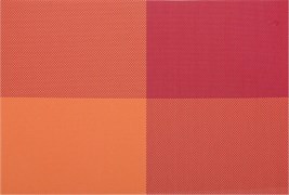 Набор подстановочных салфеток "Red queen" 45*30 см из 4 шт цвет: красно-оранжевый