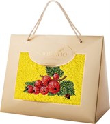 Полотенце махровое 40х70, "Смородина"100%х\б, желтый