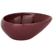 Салатник "Fusion" 18*15,5*7,5 см , брусничный