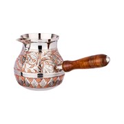 Турка резная "Rosso" 250 мл латунь