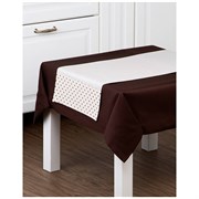 Дорожка "Мини. горошек",70х30 см ,100%хлопок, беж,