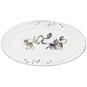 Блюдо овальное lefard "Котики" 27*15 см