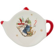 Подставка под чайные пакетики "Зимняя забава" 12*8,5*1,5 см