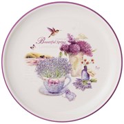 Тарелка "Лавандовая весна" 21*21 см H=2,5 см