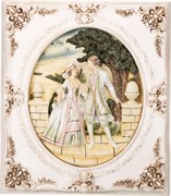 Панно настенное "Свидание в саду" 70,5*80,5*9,5 см