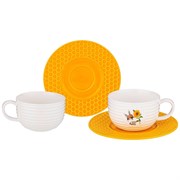 Чайный набор lefard "Honey bee" на 2 пер. 4 пр. 240 мл