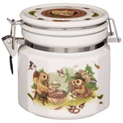 Банка с крышкой lefard "Совы" 11*10 см 500 мл