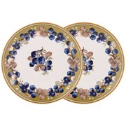 Набор тарелок закусочных lefard "Фрукты" 2 шт 20,5 см