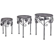 Набор подставок для цветов коллекция "Magnifico" из 3-х шт l:30*38, m:25*32, s:20*27 см