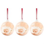 Набор елочных шаров из 3-х шт коллекция "Ко см ос" D=10 см