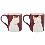 Набор кружек lefard "Animal world" кошка 2 шт 380 мл