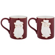 Набор кружек lefard "Animal world" сова 2 шт 380 мл