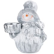 Подсвечник "Снеговичок" 13*13 см