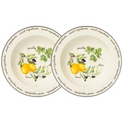 Набор тарелок суповых lefard "Секретные ингредиенты" 2 шт 22 см