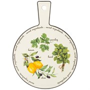 Доска сервировочная с ручкой lefard "Секретные ингредиенты" 35*26 см