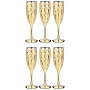 НАБОР БОКАЛОВ ИЗ 6 ШТ "ГРЕЙС ЗОЛОТОЙ" 170 МЛ