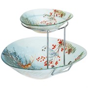 Салатник для сервировки двойной