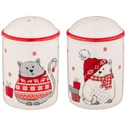 Набор для специй 2 пр. коллекция "Christmas gift" 5x5x7.7 см