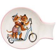 Подставка под ложку "Тигриные истории" 15*11,5*2,5 см