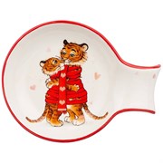 Подставка под ложку "Тигриные истории" 15*11,5*2,5 см