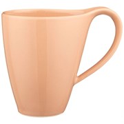 Кружка bronco "Meadow" 380 мл пудровая