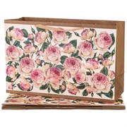 Комплект бумажных пакетов из 4 шт "Винтаж. пионы"