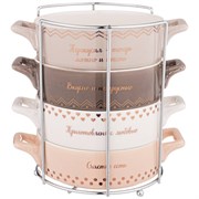 Набор салатников lefard modern lines 12,6 см 4 шт