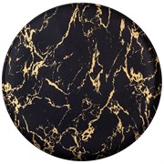 Набор подстановочных салфеток "Fantasy" черное золото, двухслойная D=33 см , 4 шт